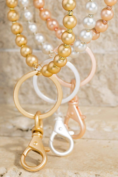 Beaded Key Ring Bracelet