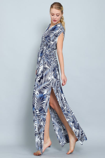 Kimono Sleeve Maxi Dress