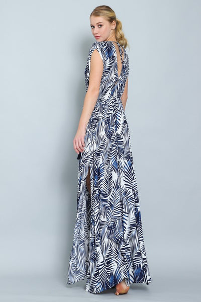 Kimono Sleeve Maxi Dress