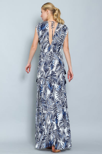 Kimono Sleeve Maxi Dress