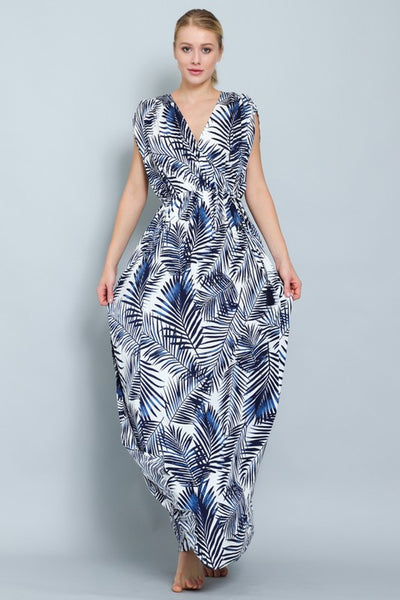 Kimono Sleeve Maxi Dress