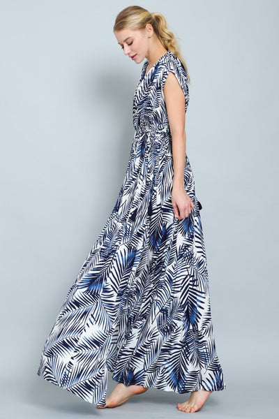 Kimono Sleeve Maxi Dress