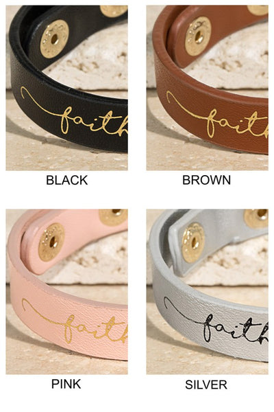 Faith Over Fear Bracelet