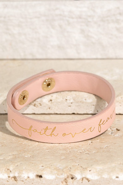 Faith Over Fear Bracelet