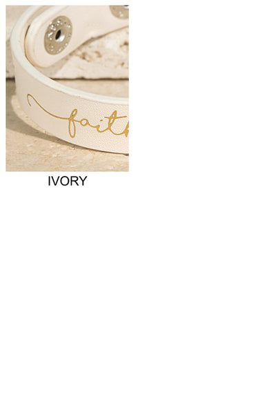 Faith Over Fear Bracelet