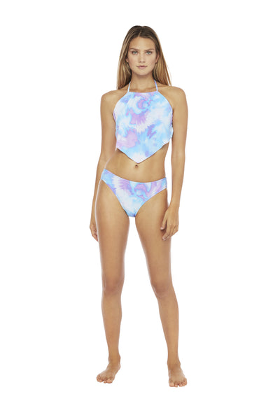 Tie Dye Scarf Tankini Top