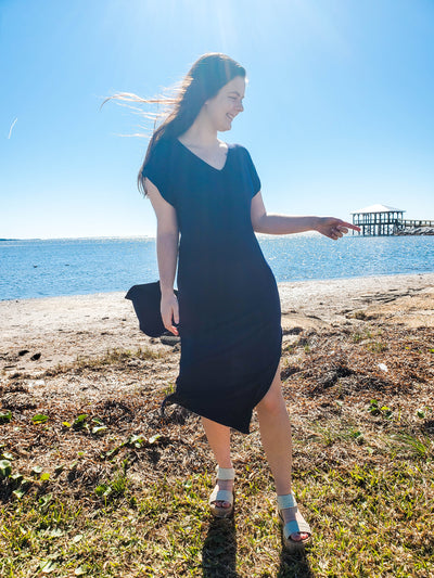 Alba Midi Cap Sleeve Dress