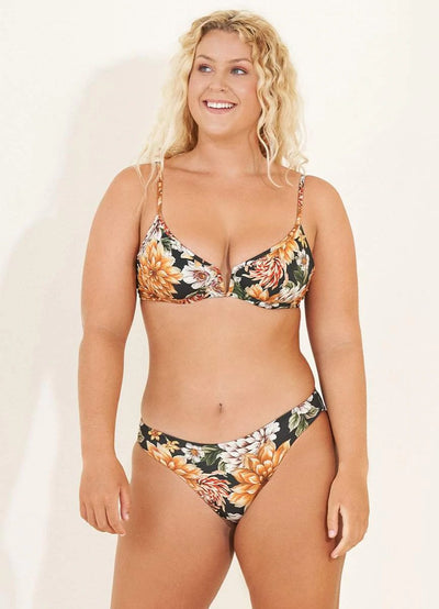 Maaji Glorious Garden Parade Long Line Triangle Bikini Top