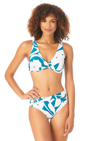 Women's Twist Front Bikini Swim Top