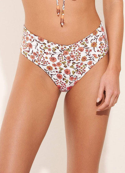 Maaji Wild Flower Veronica High Rise/High Leg Bikini Bottom
