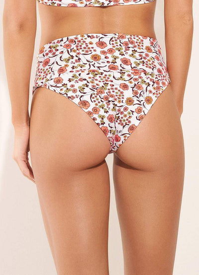 Maaji Wild Flower Veronica High Rise/High Leg Bikini Bottom