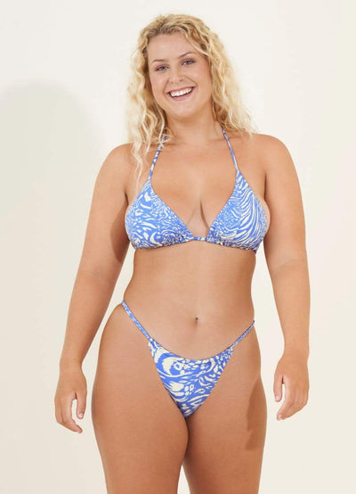 Maaji Iris Wild Edge Sliding Triangle Bikini Top