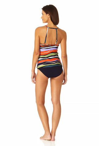 Women's High Neck Tankini Top