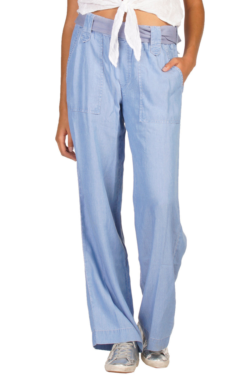 Belted Pants with Pockets