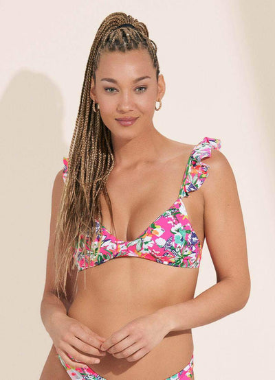 Maaji Zinnia Halles Ruffle Bralette Bikini Top