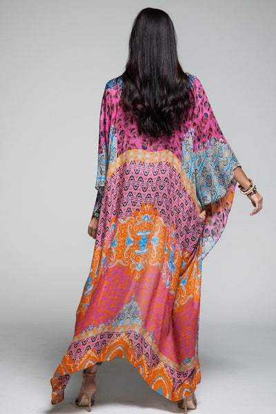 Intricate Demask Kimono