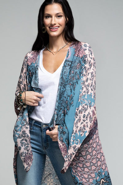 Intricate Demask Kimono