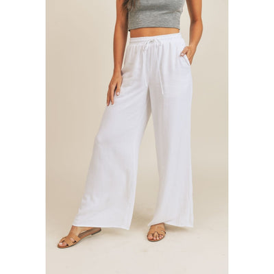 Sugarloaf Pants: White