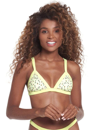 Maaji Daisy Fields Hyacinth Fixed Triangle Bikini Top