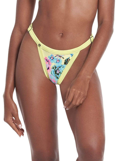 Maaji Daisy Fields Lolita High Rise/High Leg Bikini Bottom