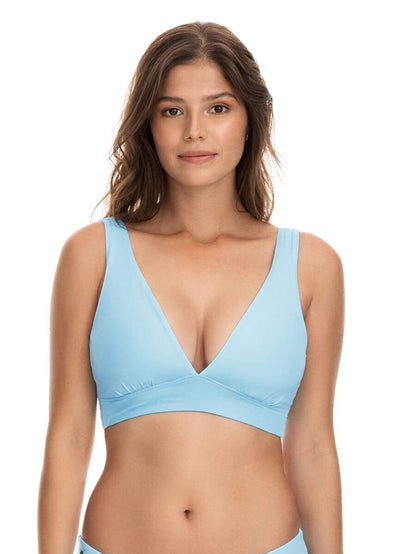 Maaji Sky Blue Allure D Cup Triangle Bikini Top