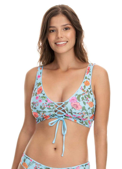 Maaji Sky Blue Allure D Cup Triangle Bikini Top