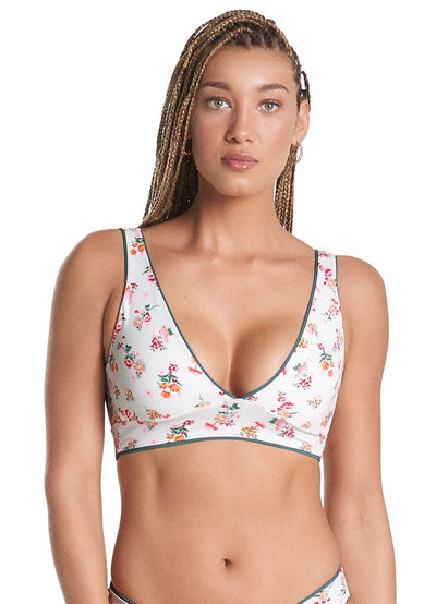 Maaji Eucalyptus Green Allure Long Line Triangle Bikini Top