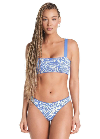 Maaji Blue Bell Danzel Lace Up Bralette Bikini Top