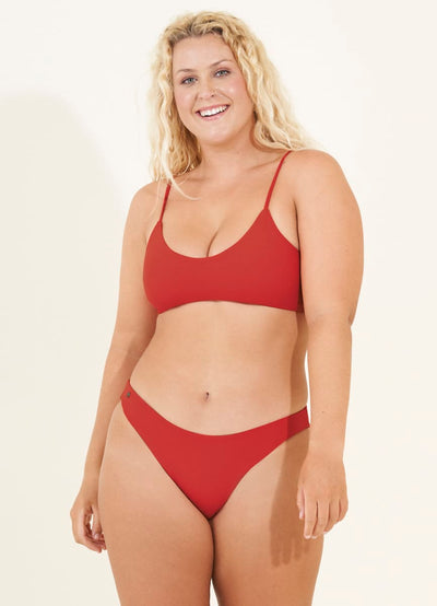 Maaji Red Camellia Sublimity Classic Bikini Bottom