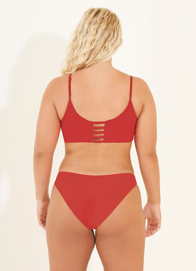 Maaji Red Camellia Sublimity Classic Bikini Bottom