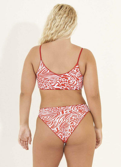 Maaji Red Camellia Sublimity Classic Bikini Bottom