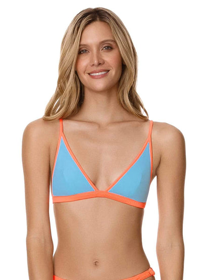 Maaji Cloud Blue Genuine Fixed Triangle Bikini Top
