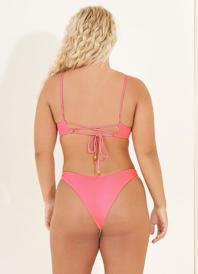 Maaji Lipstick Rose Splendour High Leg Bikini Bottom