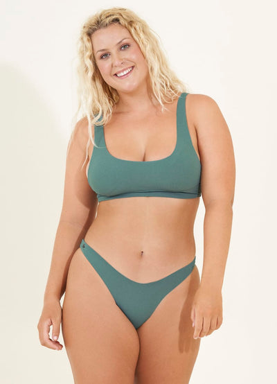 Maaji Eucalyptus Green Splendour High Leg Bikini Bottom