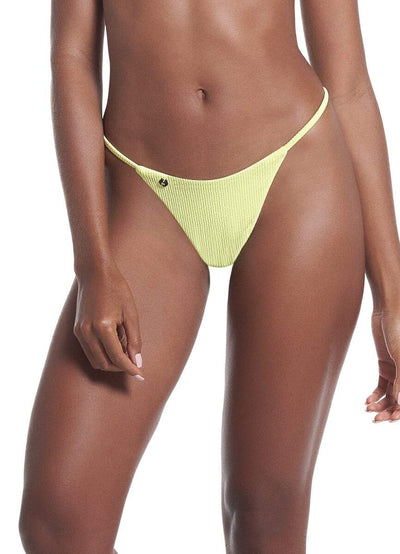Maaji Butter Yellow Micro Mini Single Strap Bikini Bottom
