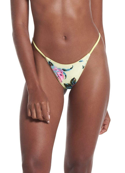 Maaji Butter Yellow Micro Mini Single Strap Bikini Bottom