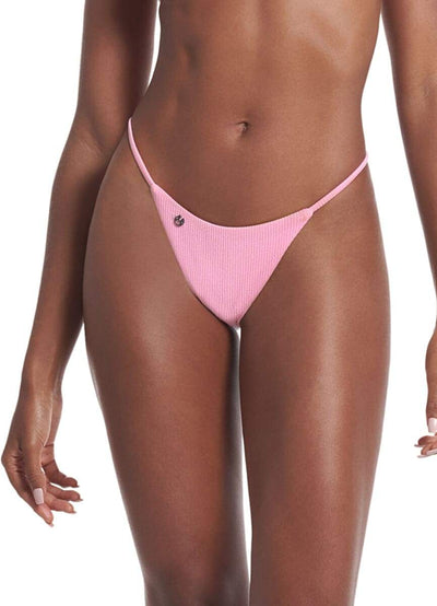 Maaji Rose Lemonade Micro Mini Single Strap Bikini Bottom
