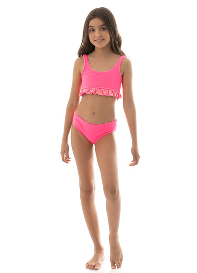 Maaji Aster Papaya Girls Bikini Set