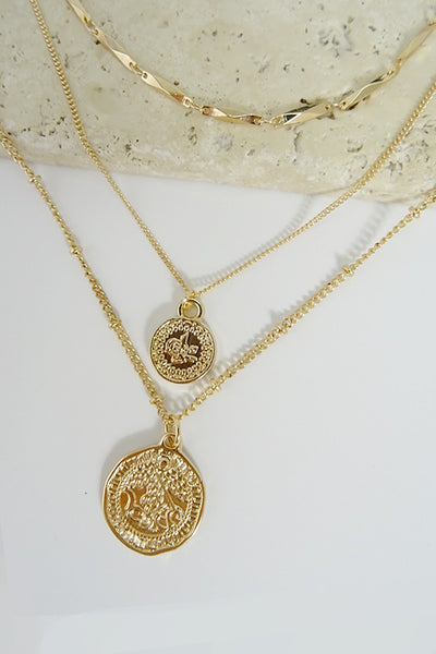 LAYERED COIN NECKLACE