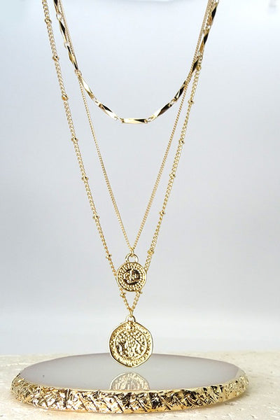 LAYERED COIN NECKLACE