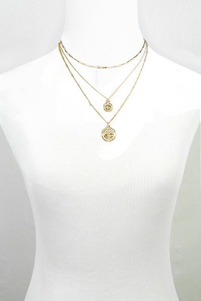 LAYERED COIN NECKLACE