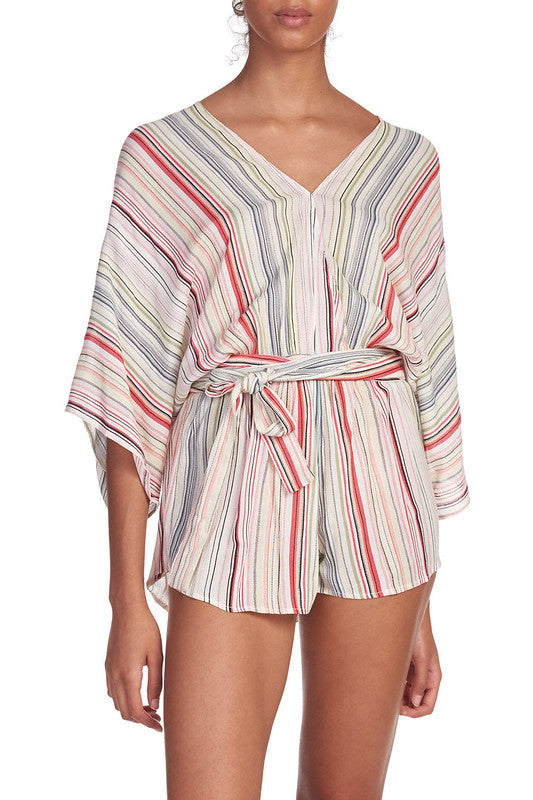 Vacay Calling Striped Romper