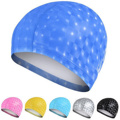 Elastic Waterproof PU Swimming Cap