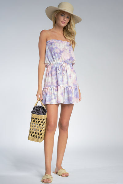 Soft Clouds Strapless Dress