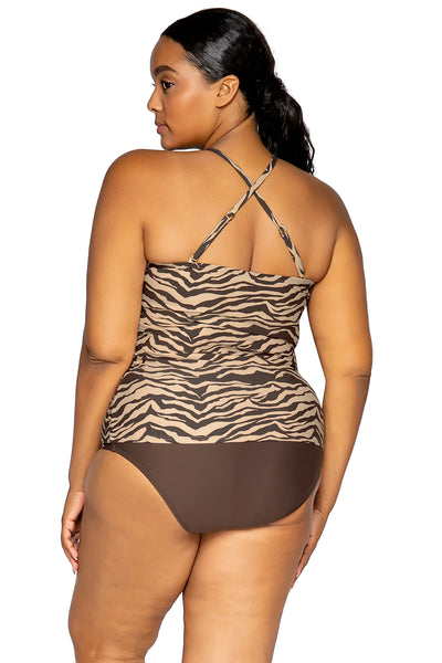 Sunsets Escape Harlow High Neck Tankini