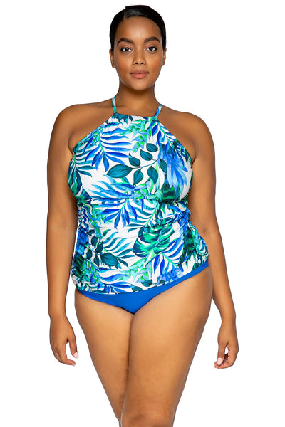 Sunsets Escape Harlow High Neck Tankini