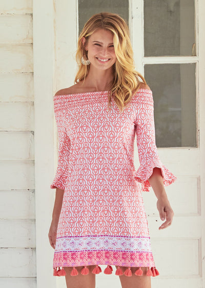 NAPA OFF THE SHOULDER DRESS