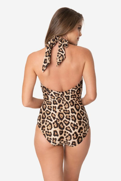 Halter Shirred Derek One Piece