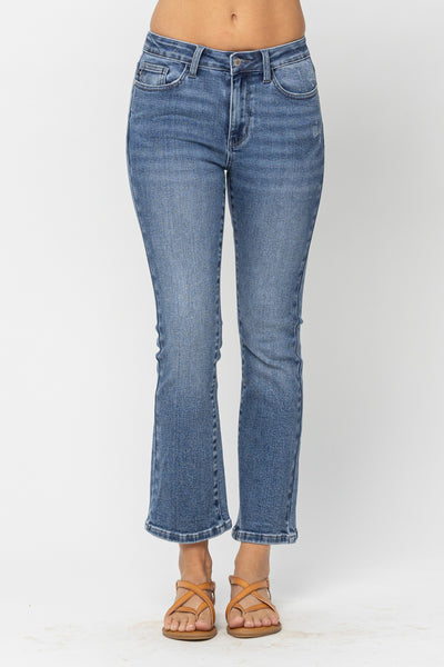 Mid Rise Demi Crop Bootcut