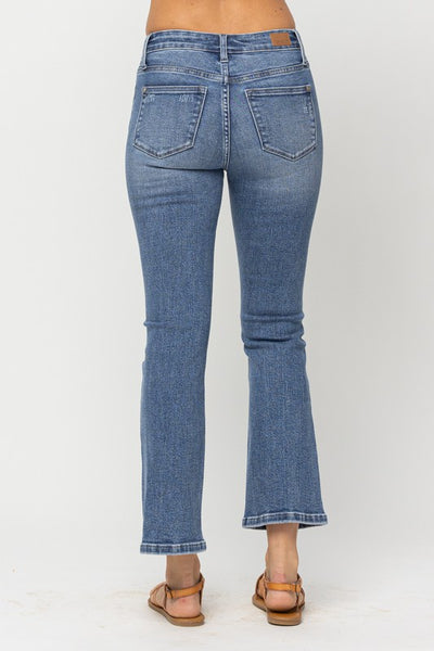 Mid Rise Demi Crop Bootcut